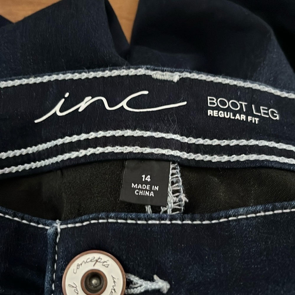INC bootcut jeans, size 14 - Picture 3 of 7
